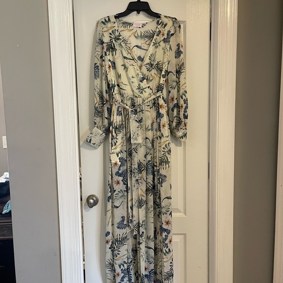 MY DEAREST DARLING WOVEN MAXI DRESS